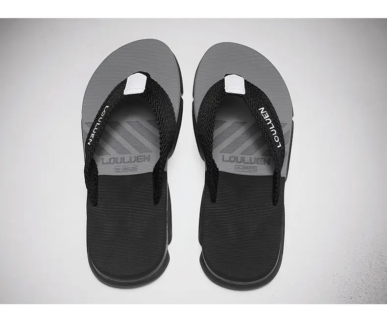 Cross-Border Large Size Flip-Flops for Men's Summer Outer Wear Non-Slip Flip-Flops for Men's Beach Trend Internet Celebrity Casual Sandals — feature 4