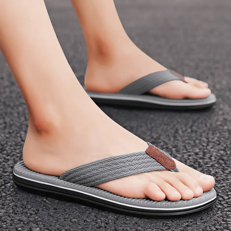 Flip-Flops for Men 2024 Summer New Trendy Beach Shoes for Outer Wear Personalized Fashion Flip-Flops Casual Sandals - Image 6
