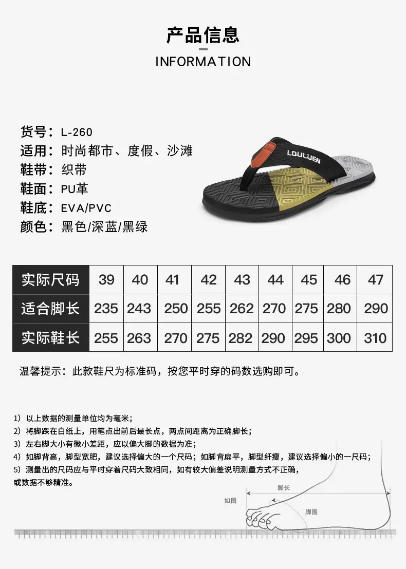 2024 Men Blue Yellow Louisuan Flip Flops — feature 6