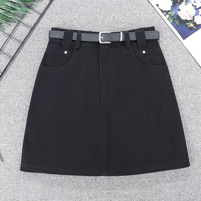 American Style Hot Girl Anti-Drain Short Skirt Beige — feature 9