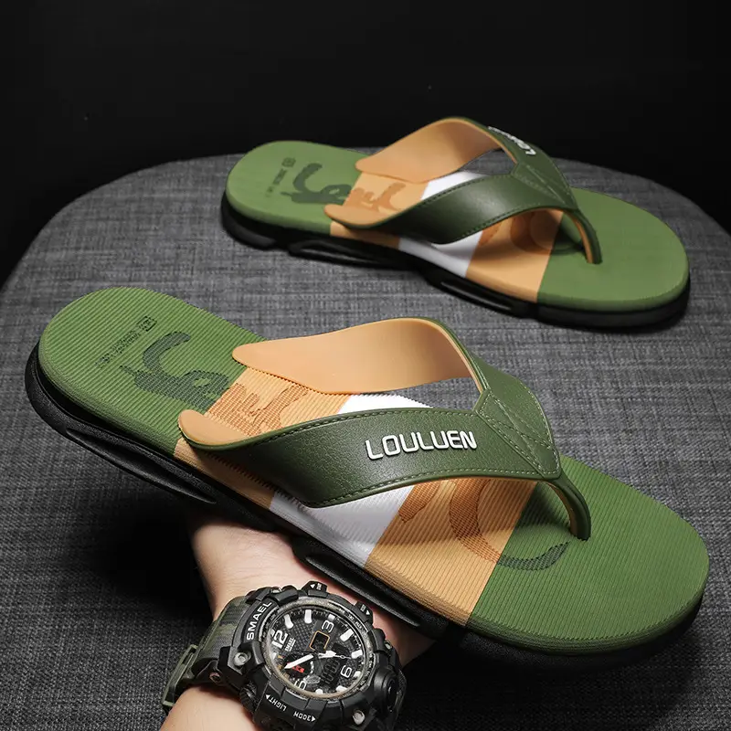 2024 Summer Vietnam Flip-Flops Men's Outerwear Trendy Casual Beach Men's Large Size Flip-Flops Anti-Slip Sandals - Image 5