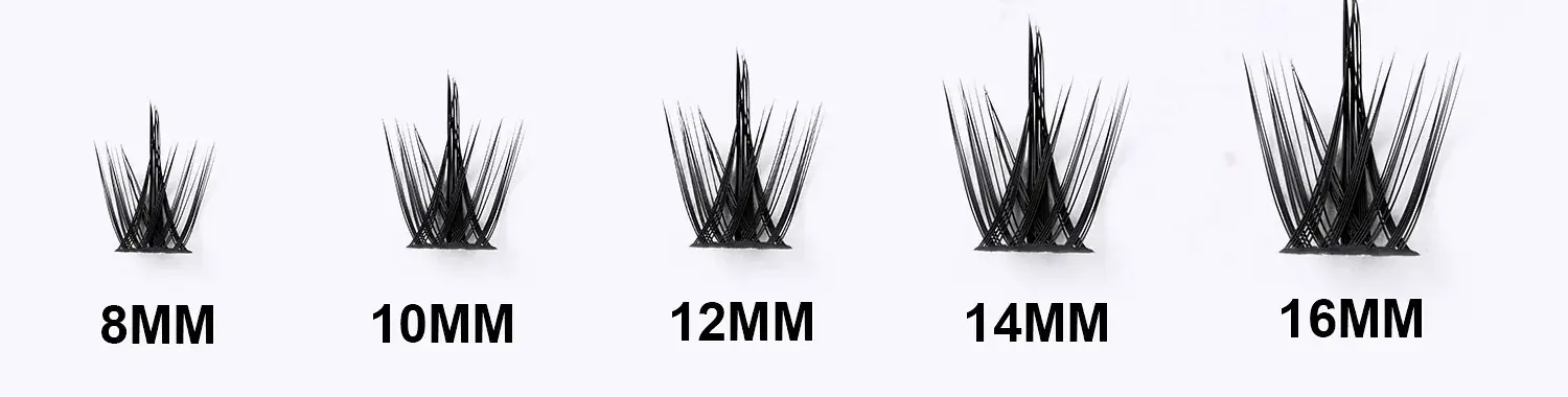 Cross-Border False Eyelashes 168 Clusters 8-16mm — feature 5