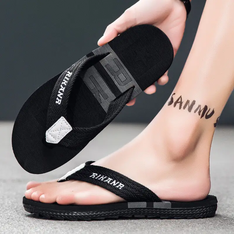 Cross-Border 2024 Summer Thick-Soled Slippers for Men, Sports and Leisure Beach Shoes, Eva Soft-Soled Vietnamese Flip-Flops - Image 3
