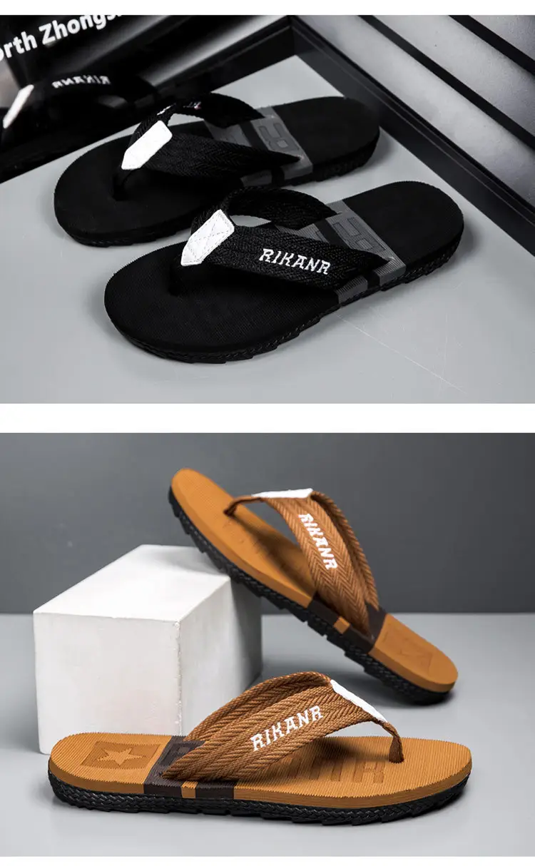 Cross-Border 2024 Summer Thick-Soled Slippers for Men, Sports and Leisure Beach Shoes, Eva Soft-Soled Vietnamese Flip-Flops — feature 14