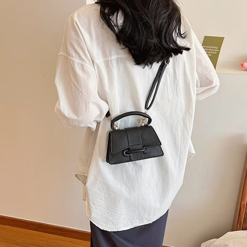 Black Korean Style Shoulder Crossbody Bag for Women - Image 8