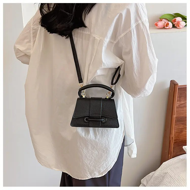 Black Korean Style Shoulder Crossbody Bag for Women — feature 11
