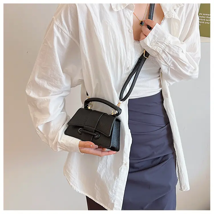Black Korean Style Shoulder Crossbody Bag for Women — feature 12
