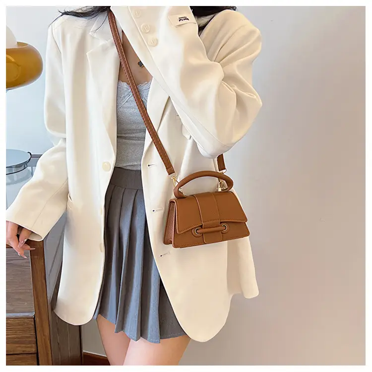Black Korean Style Shoulder Crossbody Bag for Women — feature 17