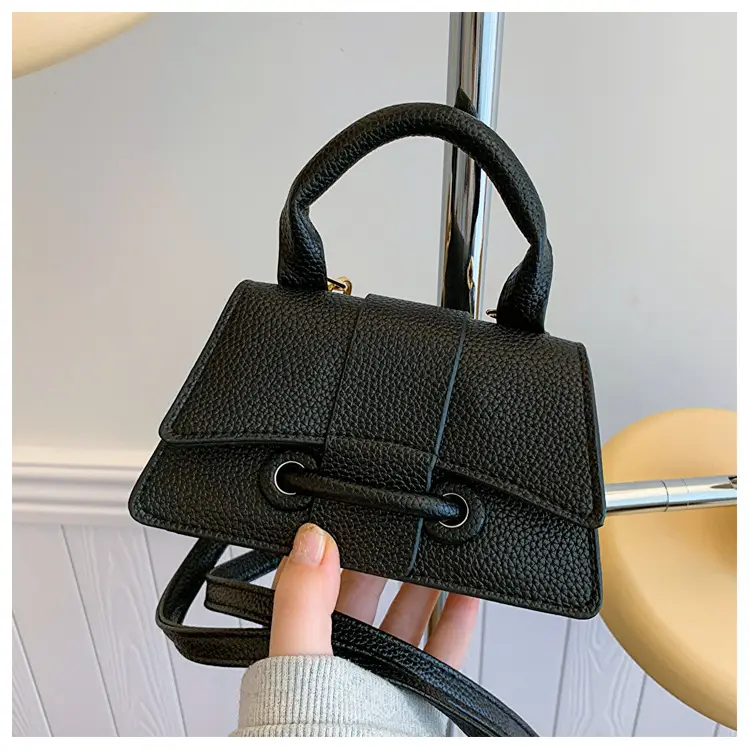 Black Korean Style Shoulder Crossbody Bag for Women - Image 5