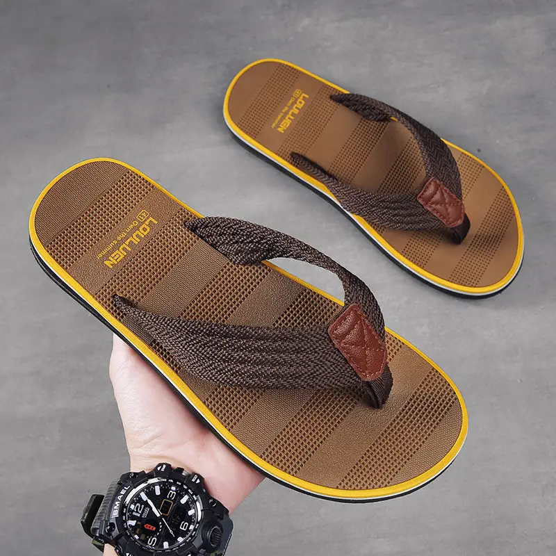 2024 Summer Casual Slippers Men's Korean Style Trendy Beach Flip-Flops Outdoor Fashion Sandals Vietnam Slippers - Image 6