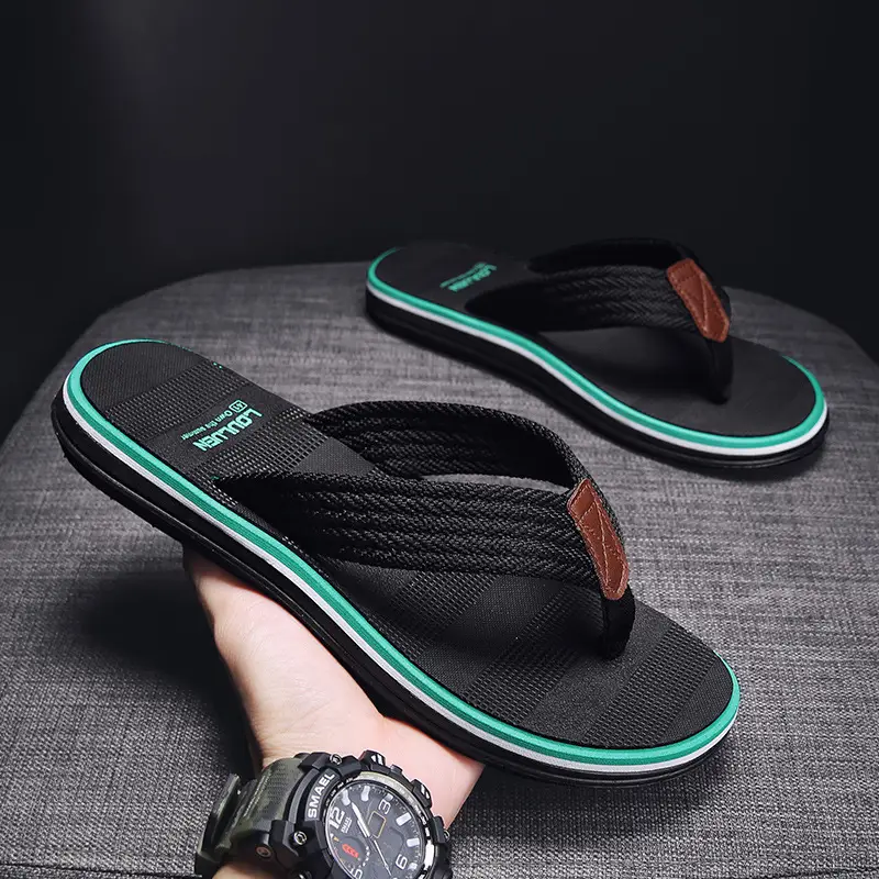 2024 Summer Casual Slippers Men's Korean Style Trendy Beach Flip-Flops Outdoor Fashion Sandals Vietnam Slippers - Image 8