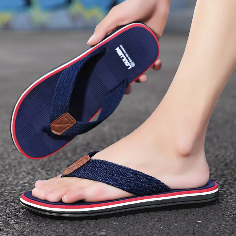 2024 Summer Casual Slippers Men's Korean Style Trendy Beach Flip-Flops Outdoor Fashion Sandals Vietnam Slippers - Image 4