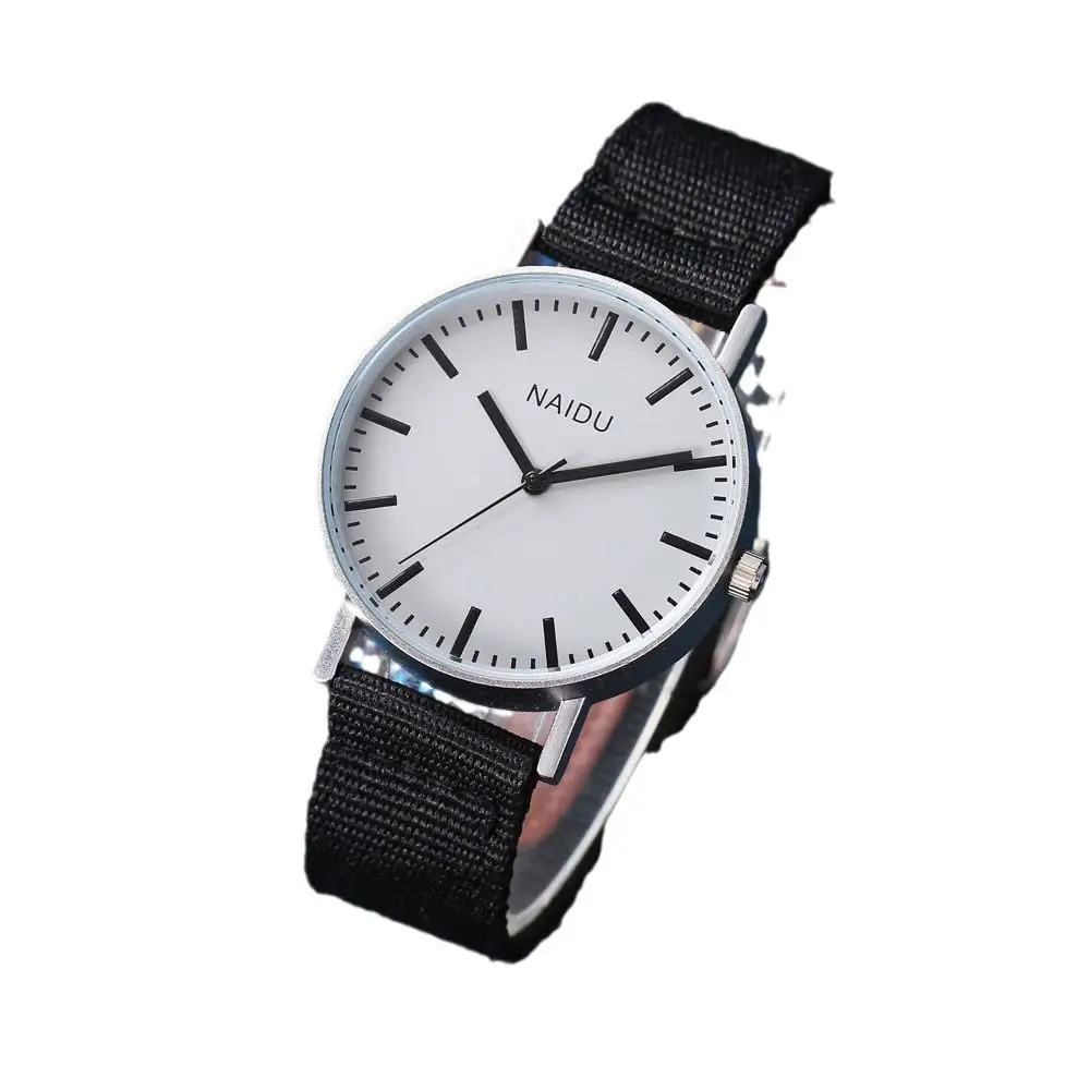 NAIDU Green Cloth Strap Quartz Watch for Men