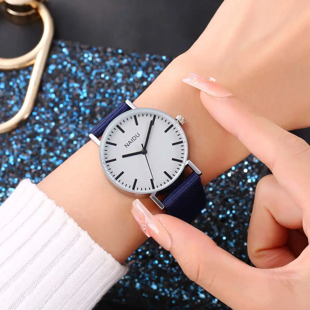 NAIDU Green Cloth Strap Quartz Watch for Men — feature 10