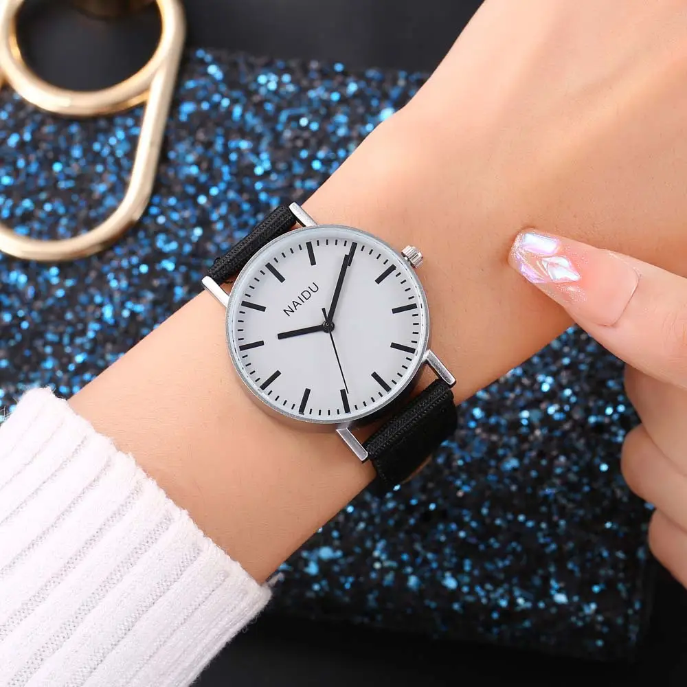 NAIDU Green Cloth Strap Quartz Watch for Men — feature 12