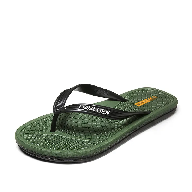 Flip-Flops Men's Trendy Outdoor Slippers Men's 2024 Summer Beach Shoes Fashionable Outer Wear Flip-Flops Personalized Korean Style Sandals