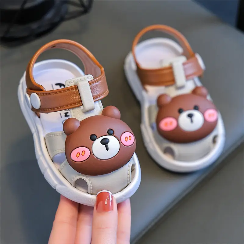 Anti-urine Plastic Baby Toe Sandals Children's Men's and Women's Non-slip Soft Bottom Toddler Shoes Baby's Pre-step Shoes 0-1-3 Years Old - Image 8