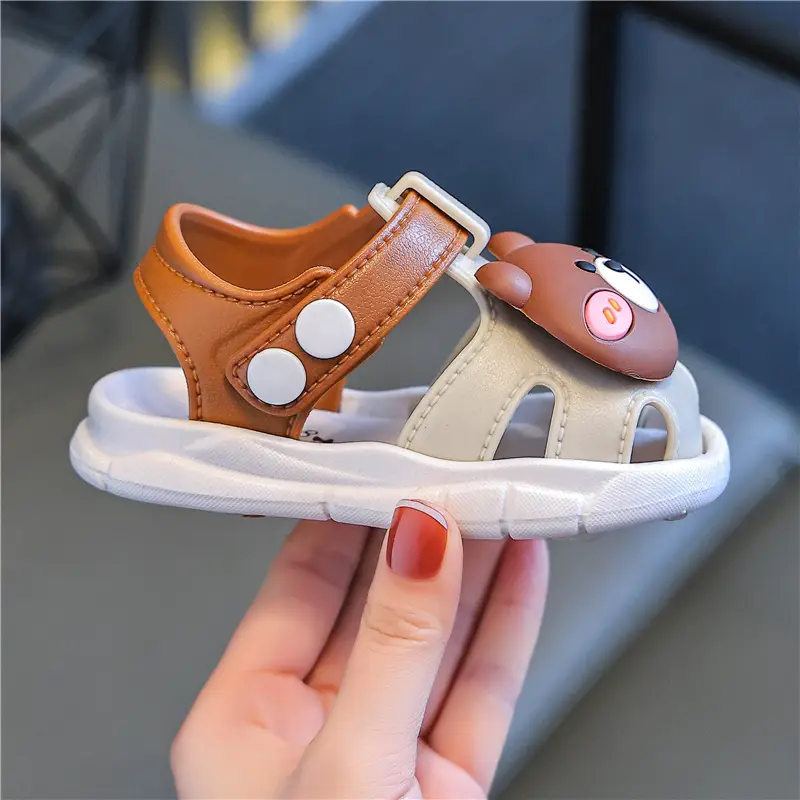 Anti-urine Plastic Baby Toe Sandals Children's Men's and Women's Non-slip Soft Bottom Toddler Shoes Baby's Pre-step Shoes 0-1-3 Years Old - Image 9