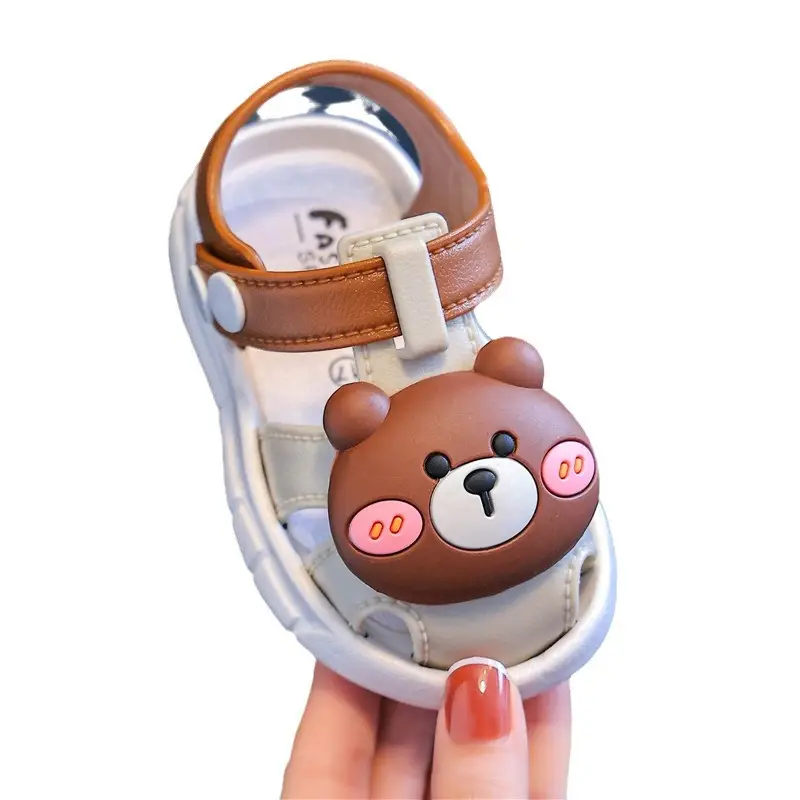 Anti-urine Plastic Baby Toe Sandals Children's Men's and Women's Non-slip Soft Bottom Toddler Shoes Baby's Pre-step Shoes 0-1-3 Years Old - Image 11