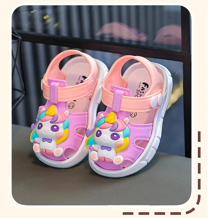 Anti-urine Plastic Baby Toe Sandals Children's Men's and Women's Non-slip Soft Bottom Toddler Shoes Baby's Pre-step Shoes 0-1-3 Years Old — feature 11