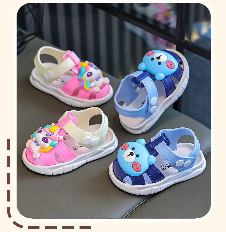 Anti-urine Plastic Baby Toe Sandals Children's Men's and Women's Non-slip Soft Bottom Toddler Shoes Baby's Pre-step Shoes 0-1-3 Years Old — feature 13