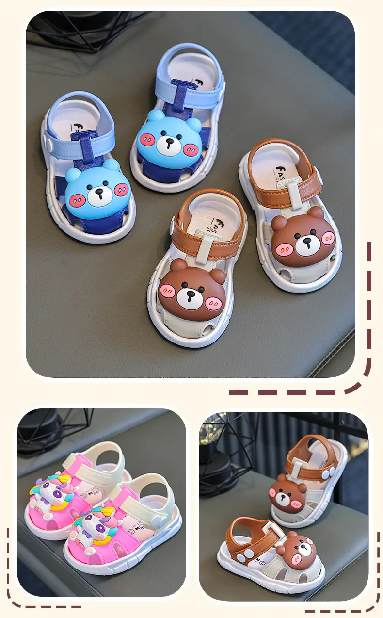 Anti-urine Plastic Baby Toe Sandals Children's Men's and Women's Non-slip Soft Bottom Toddler Shoes Baby's Pre-step Shoes 0-1-3 Years Old — feature 14