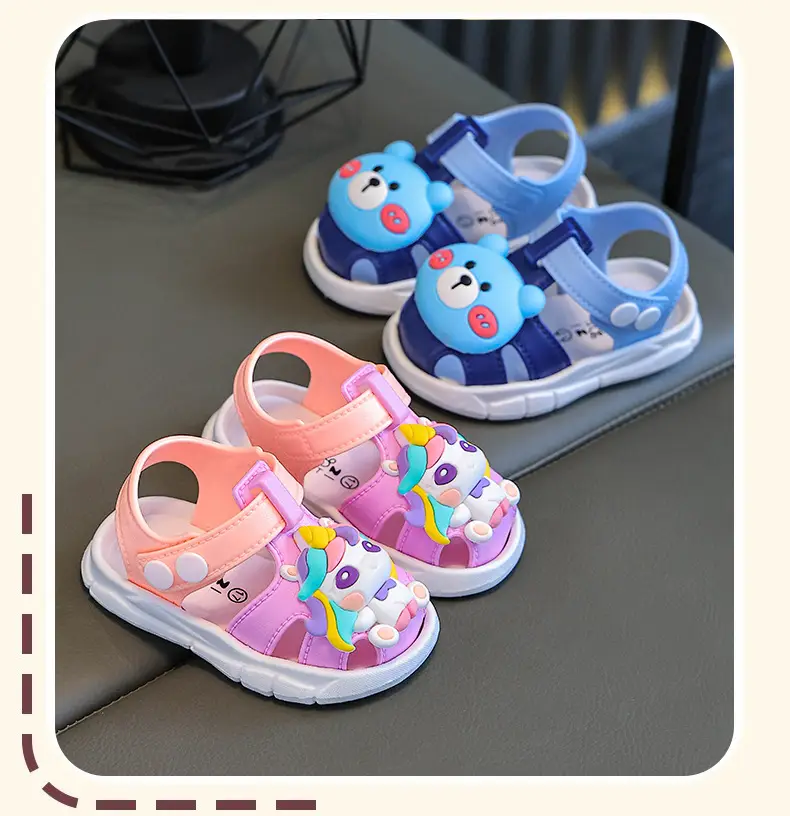 Anti-urine Plastic Baby Toe Sandals Children's Men's and Women's Non-slip Soft Bottom Toddler Shoes Baby's Pre-step Shoes 0-1-3 Years Old — feature 15