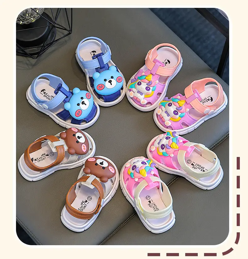 Anti-urine Plastic Baby Toe Sandals Children's Men's and Women's Non-slip Soft Bottom Toddler Shoes Baby's Pre-step Shoes 0-1-3 Years Old — feature 16