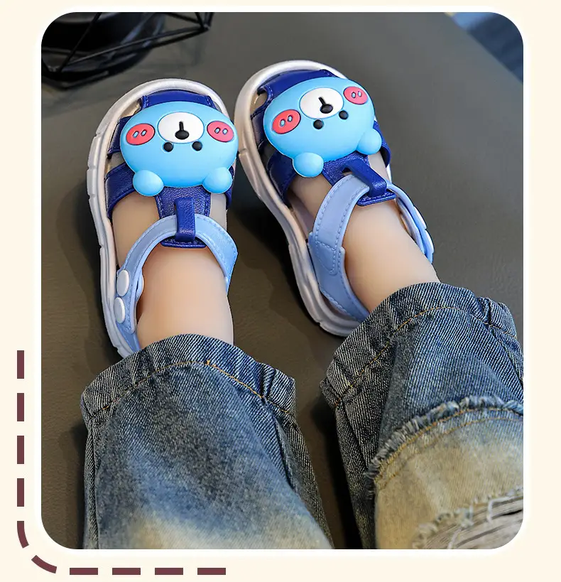 Anti-urine Plastic Baby Toe Sandals Children's Men's and Women's Non-slip Soft Bottom Toddler Shoes Baby's Pre-step Shoes 0-1-3 Years Old — feature 17