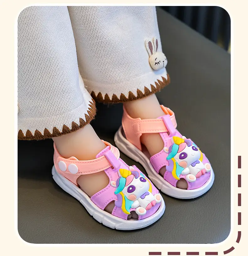 Anti-urine Plastic Baby Toe Sandals Children's Men's and Women's Non-slip Soft Bottom Toddler Shoes Baby's Pre-step Shoes 0-1-3 Years Old — feature 20