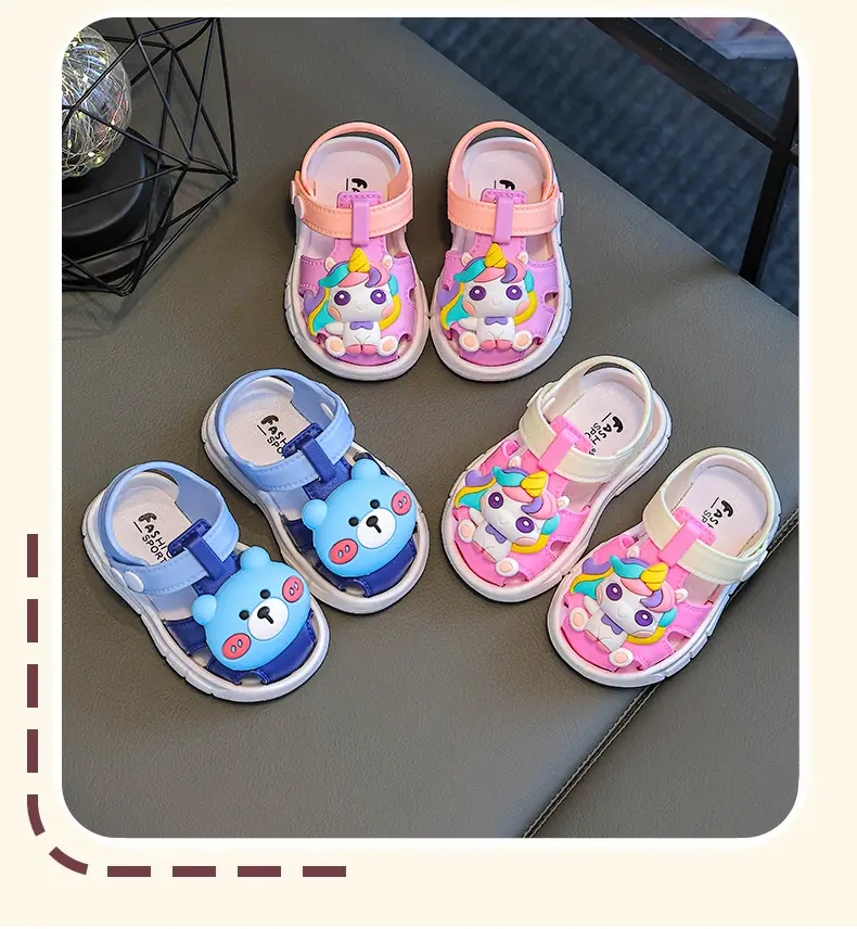 Anti-urine Plastic Baby Toe Sandals Children's Men's and Women's Non-slip Soft Bottom Toddler Shoes Baby's Pre-step Shoes 0-1-3 Years Old — feature 21
