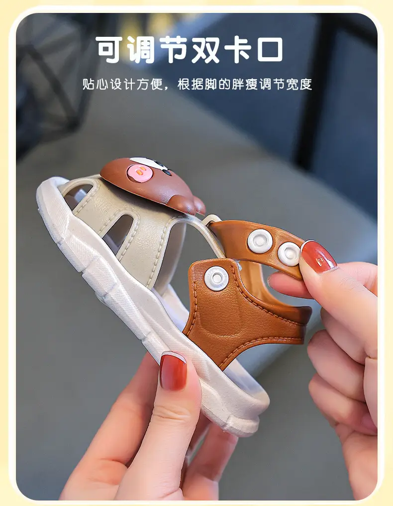 Anti-urine Plastic Baby Toe Sandals Children's Men's and Women's Non-slip Soft Bottom Toddler Shoes Baby's Pre-step Shoes 0-1-3 Years Old — feature 7