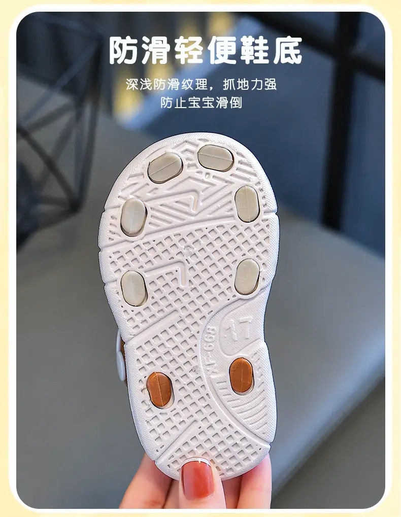 Anti-urine Plastic Baby Toe Sandals Children's Men's and Women's Non-slip Soft Bottom Toddler Shoes Baby's Pre-step Shoes 0-1-3 Years Old — feature 8