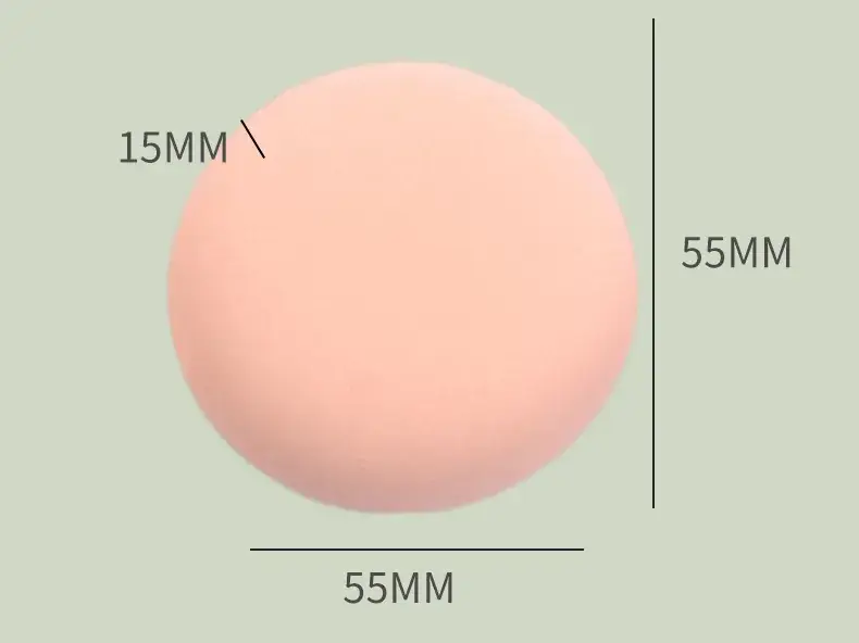 Large 100 Points Cotton Powder Puff Dry Wet XL — feature 11