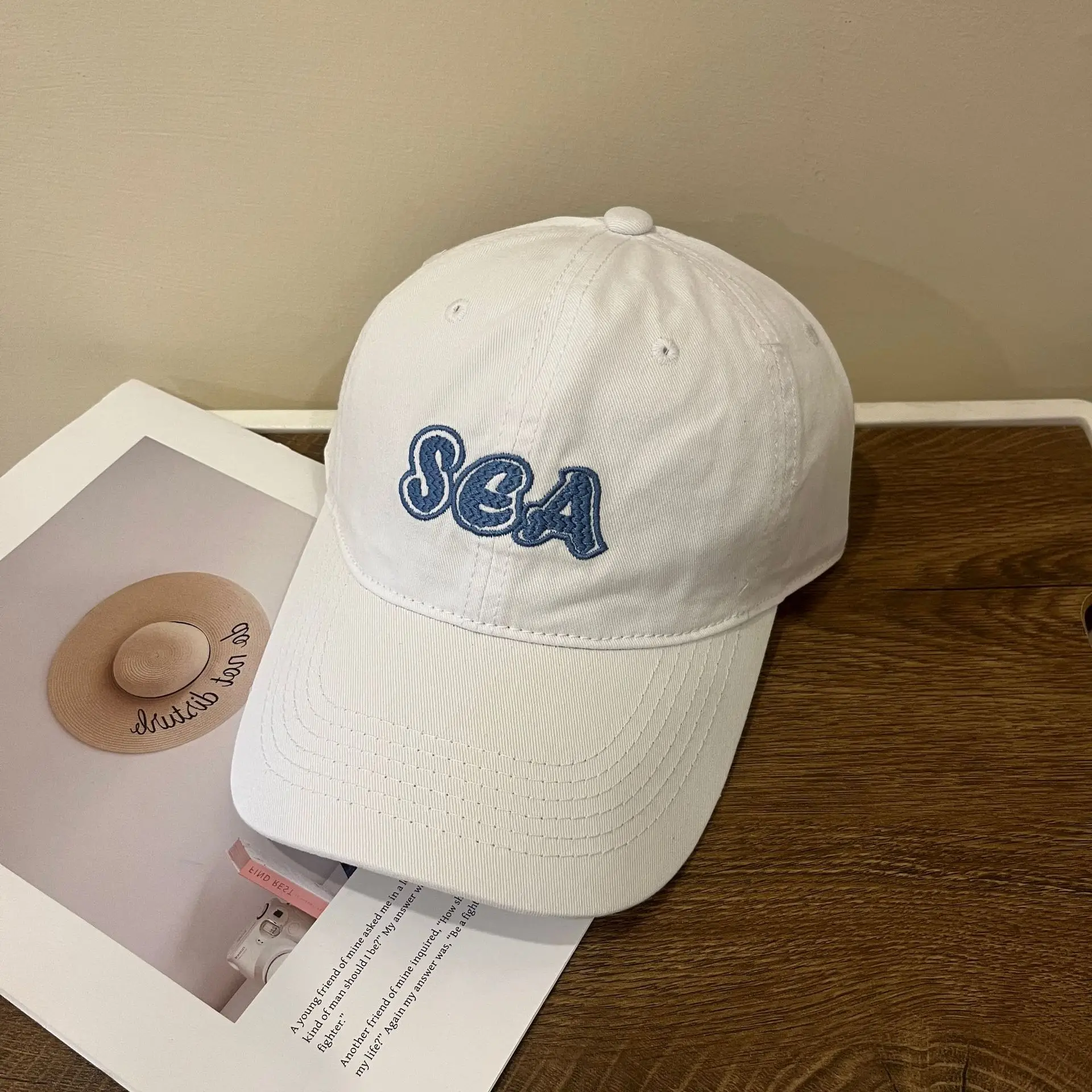 Brown SGA Embroidered Baseball Cap for Women Men — feature 12