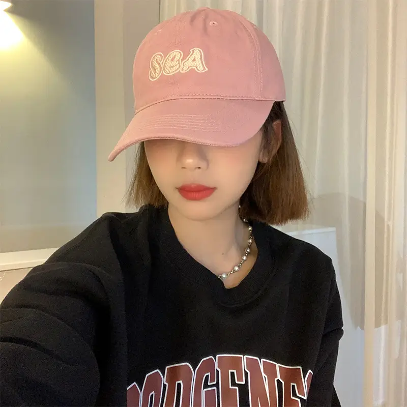 Women's Green Sea Embroidered Baseball Cap - Image 5