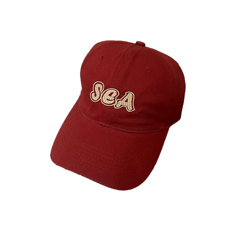 Women's Green Sea Embroidered Baseball Cap - Image 7