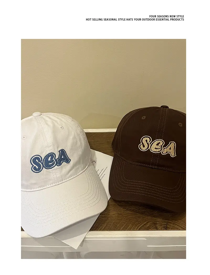 Women's Green Sea Embroidered Baseball Cap — feature 9