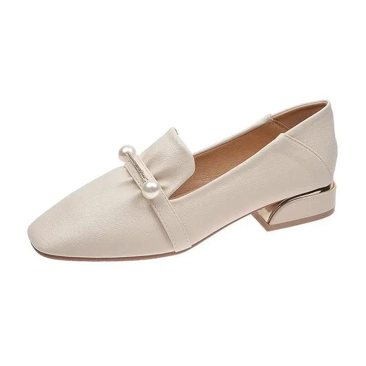 Spring 2024 New Late Evening Style Gentle Temperament Fairy Commuter Shoes Women's Slip-on Lady Bean Shoes Women - Image 6