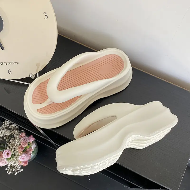 Outer Wear Eva Thick-Soled Fashionable Flip-Flops for Women Summer Soft-Soled Heightening Casual Beach Eva Flip-Flops for Women Summer - Image 10