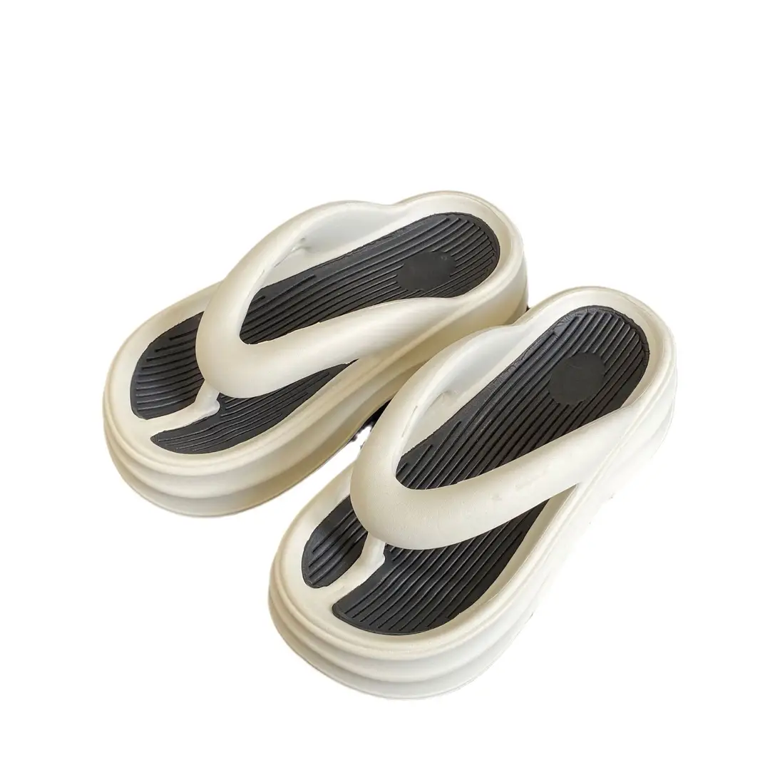 Outer Wear Eva Thick-Soled Fashionable Flip-Flops for Women Summer Soft-Soled Heightening Casual Beach Eva Flip-Flops for Women Summer - Image 13