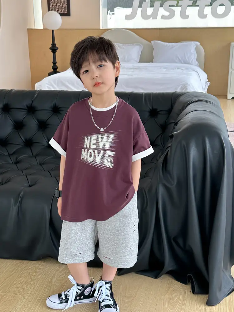 Boys T-Shirt New Logo Summer 2025 Kids — feature 23