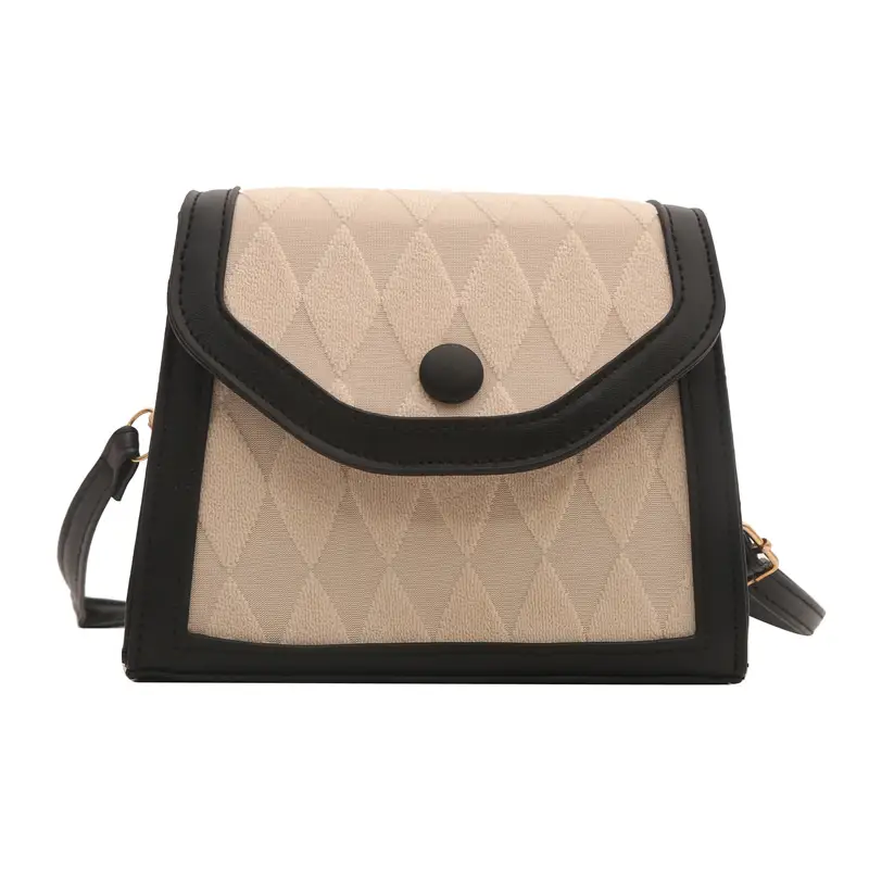 Korean Style Women's Rhombic Crossbody Bag 2024 Spring - Image 8