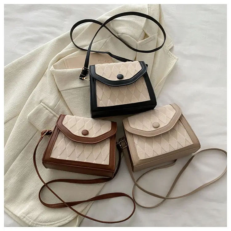 Korean Style Women's Rhombic Crossbody Bag 2024 Spring — feature 20