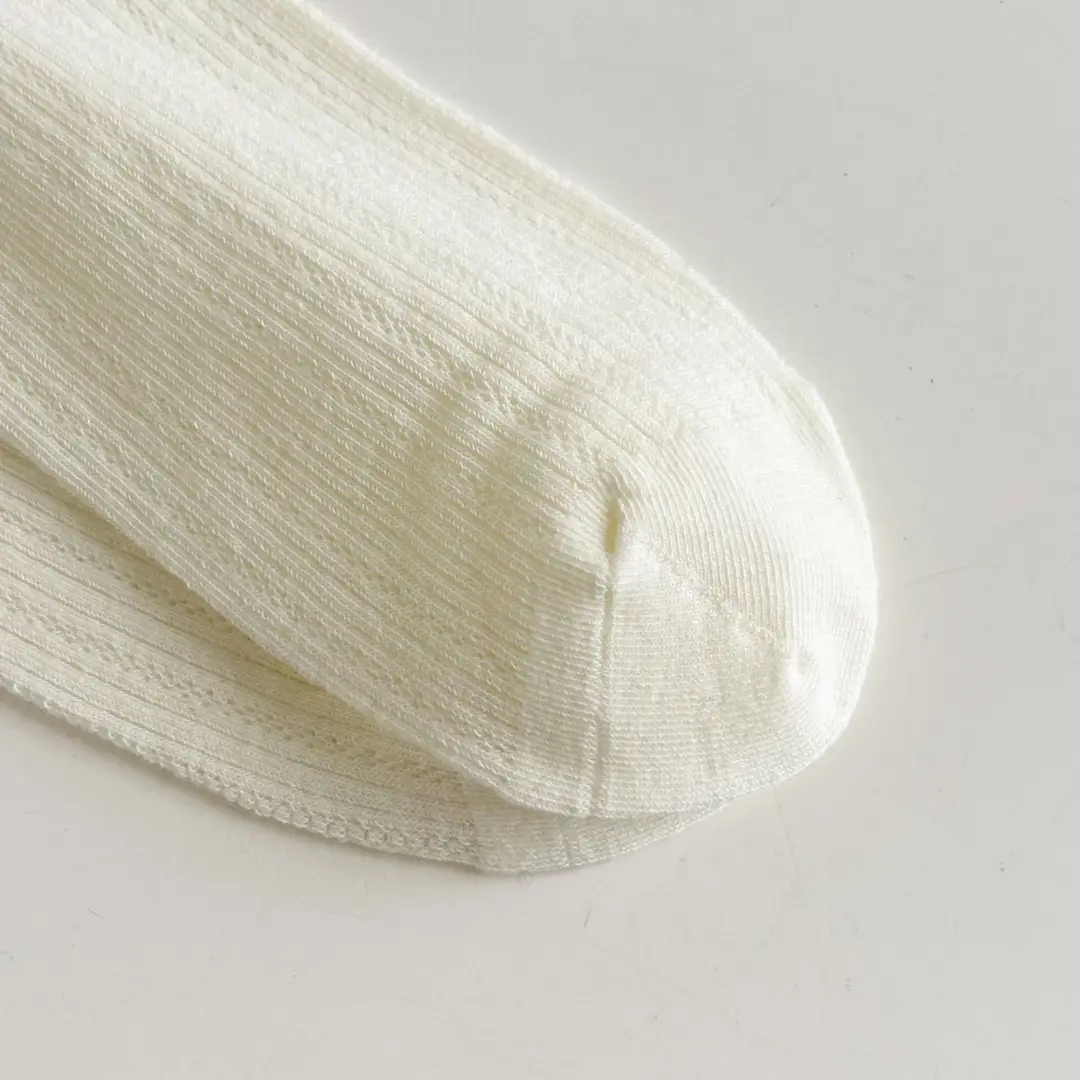 YOUJIAXIU Spring and Summer Thin Women's Pile Socks Hollow All-match JK Socks Ins Boneless Sweet Mid-tube Women's Socks — feature 27