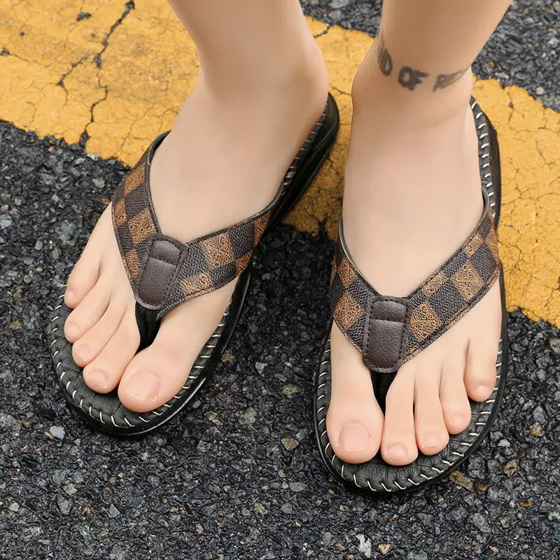 Men's Black Non-Slip Flip Flops Casual Summer - Image 5