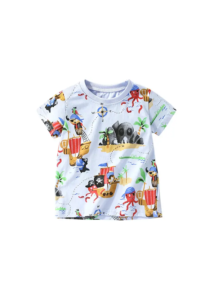 Malwee Boys Printed T-Shirt Summer Wear - Image 9