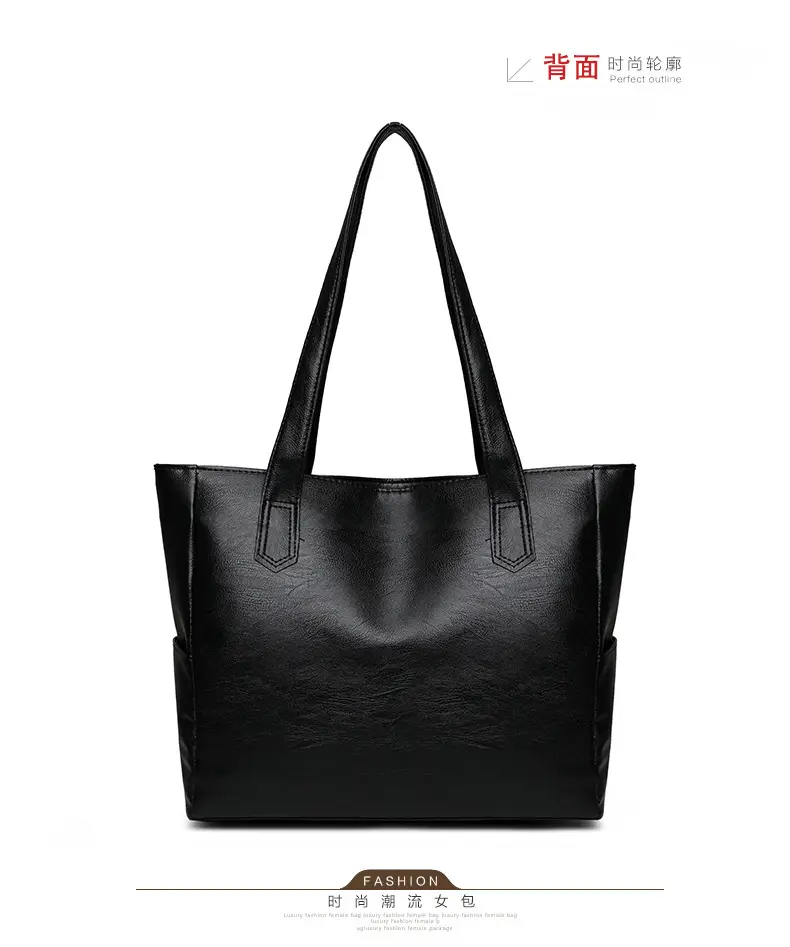 Large Capacity Grey Cross-Border Women's Shoulder Bag — feature 21