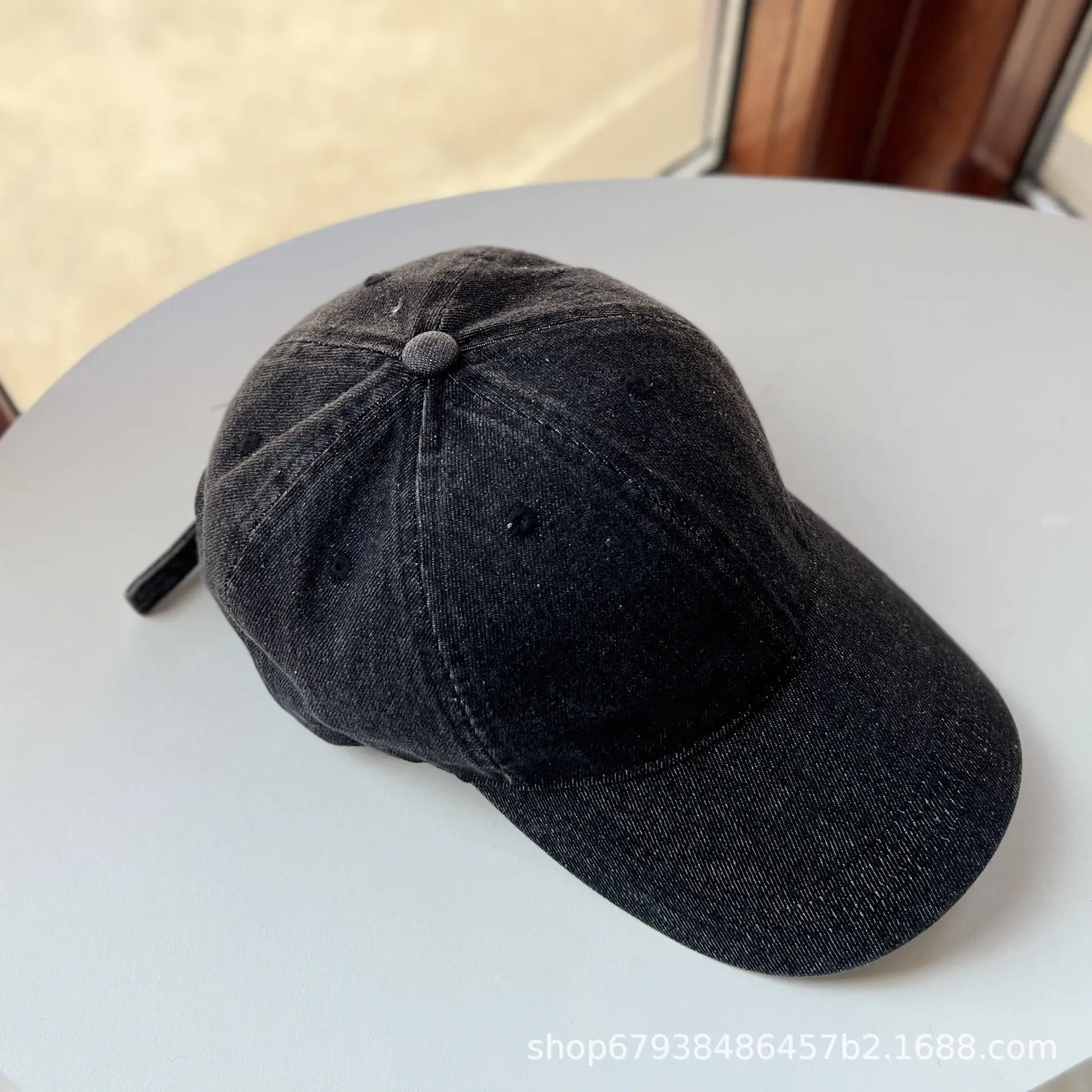 Washed Denim Baseball Cap for Men Women Sunscreen Hat - Image 7