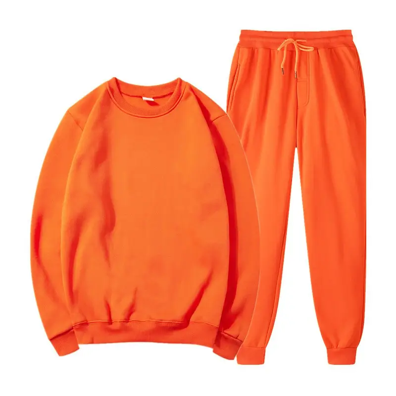 Men Grey Cotton Sweatshirt Trousers Set